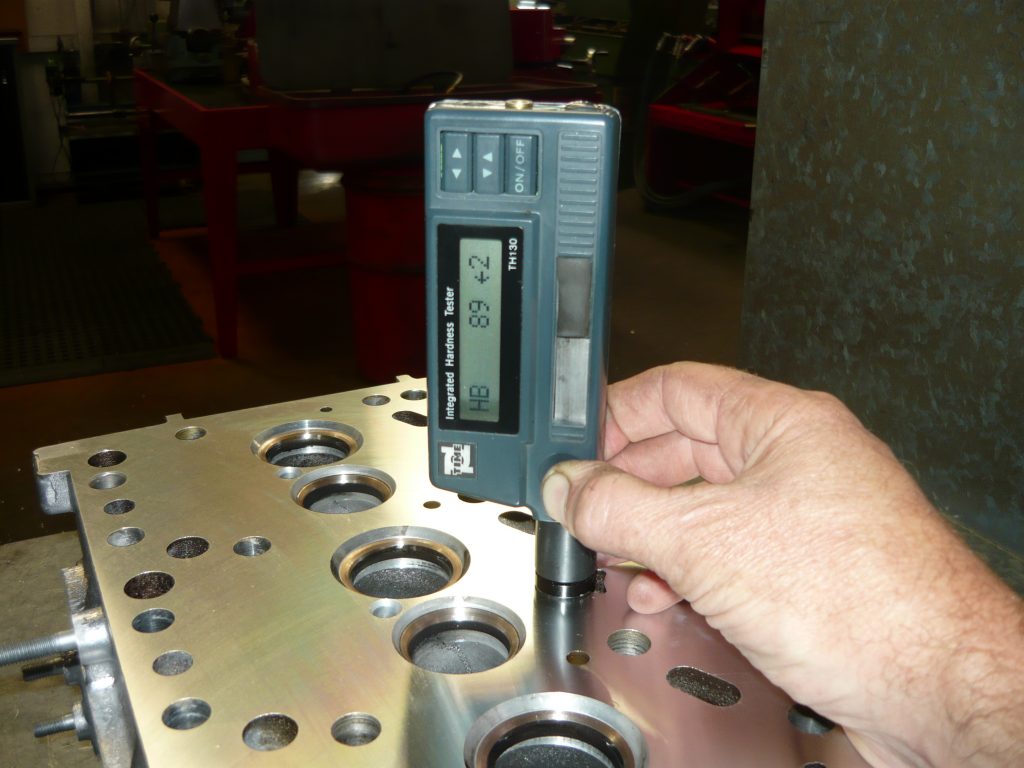 Hardness Testing Harris Engines